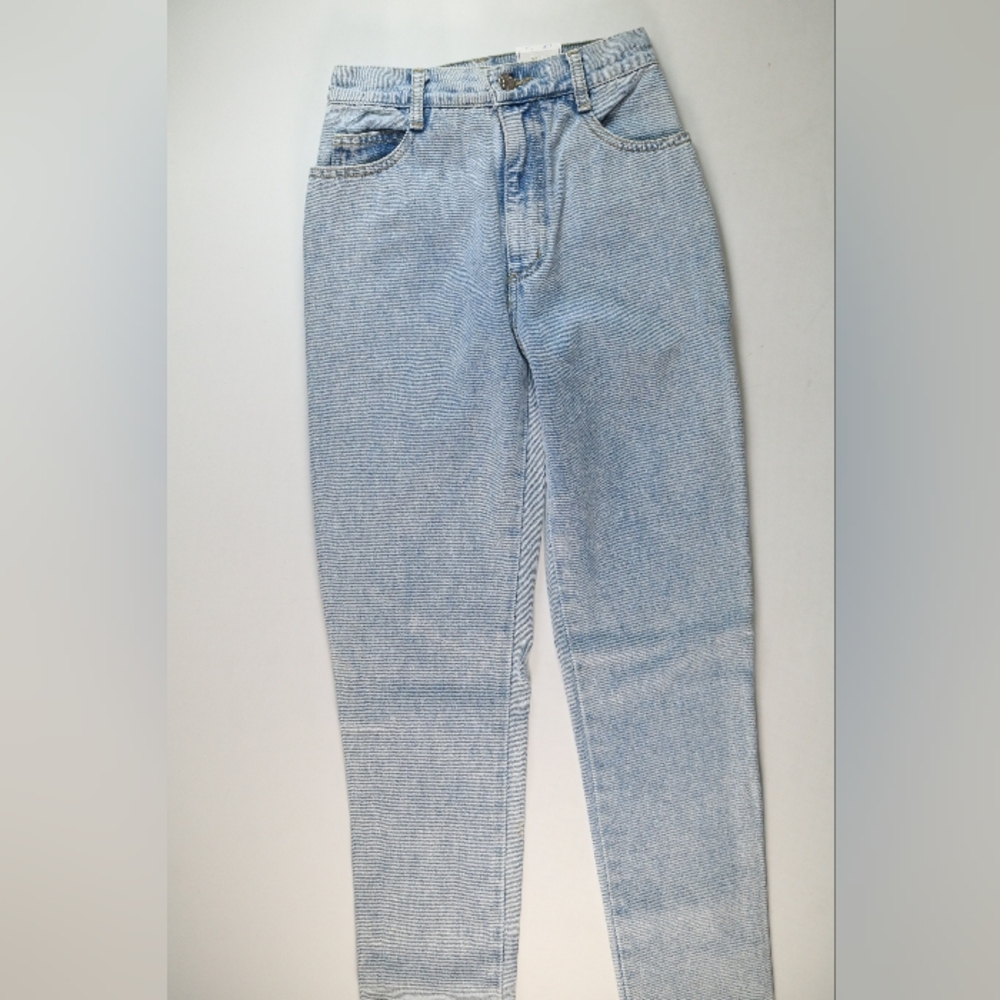 Sky Blue High Rise Women's Wave Jeans 5